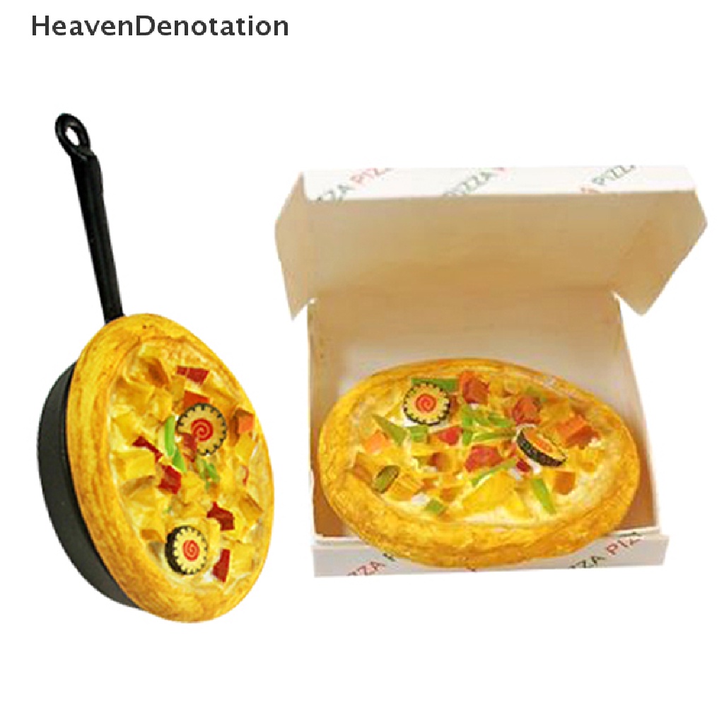 [HeavenDenotation] 1:12 dollhouse miniature accessories Pizza + box