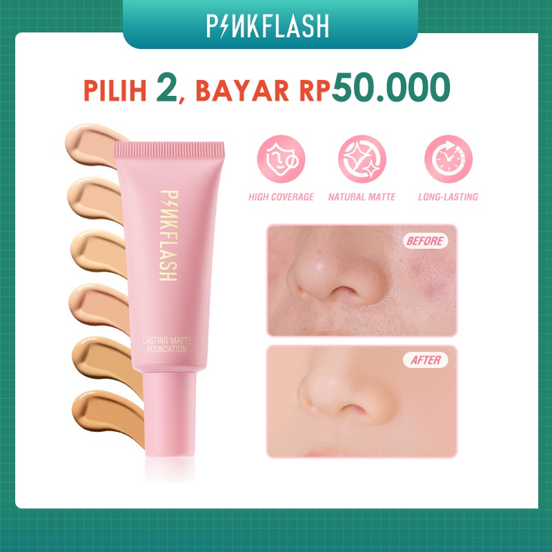 PINKFLASH Weightless Lasting All-day Matte OhMySelf Liquid Foundation