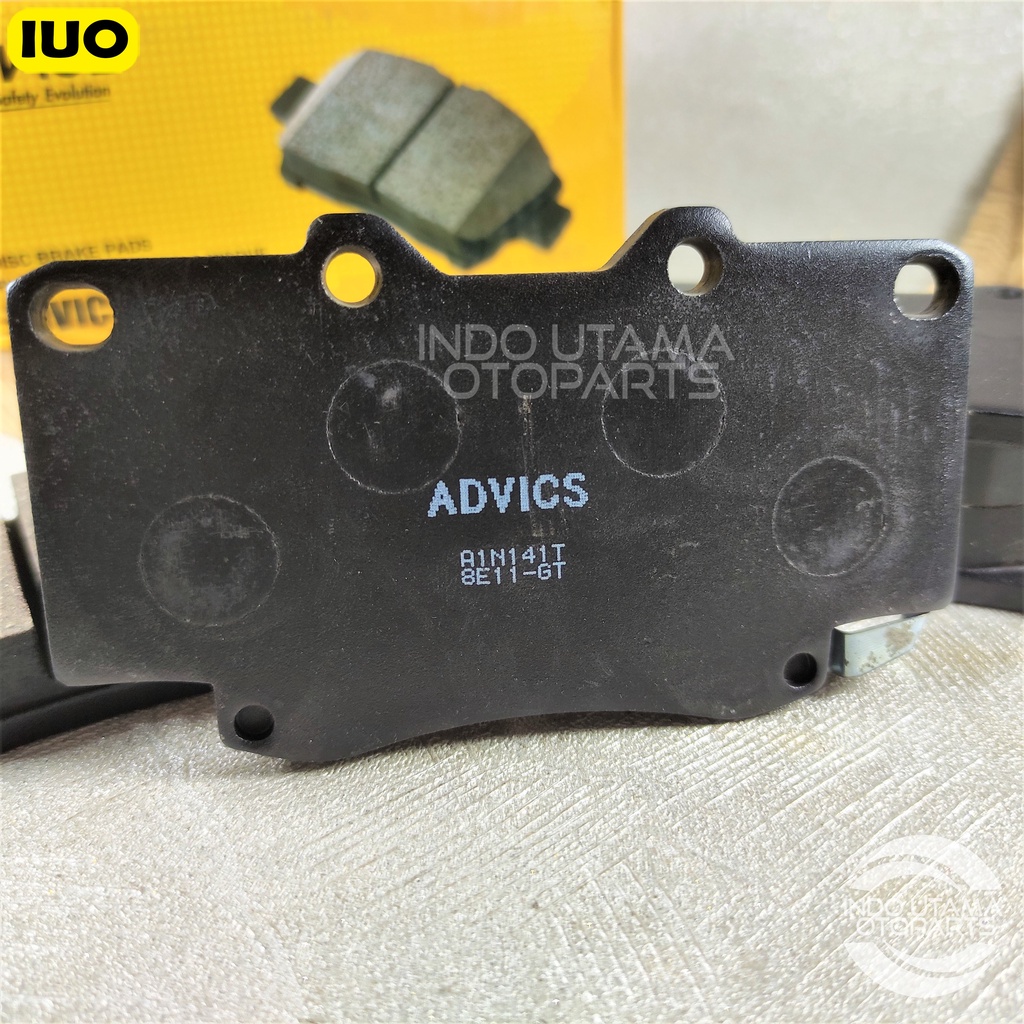 Brake Pad AISIN Fortuner Hilux Kampas Rem ADVICS A1N141T ORI