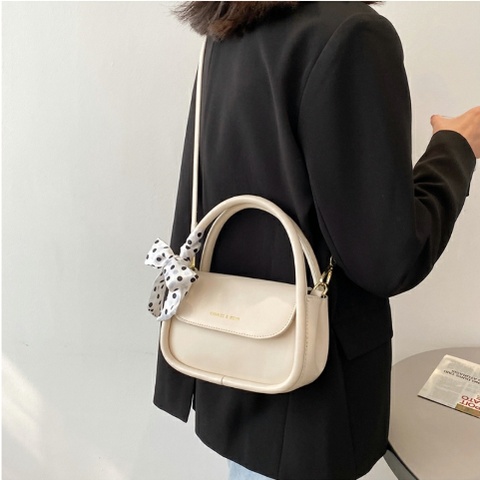 BJ61720 - BEIGE/BLACK/DARKKHAKI/YELLOW - TAS SLEMPANG SYAL SCARF SALE IMPORT TAS WANITA FASHION IMPORT MODIS ELEGAN TERMURAH TERLARIS TERBARU BAGSTORE JAKARTA TAS BATAM ZCJ1720 LT1420