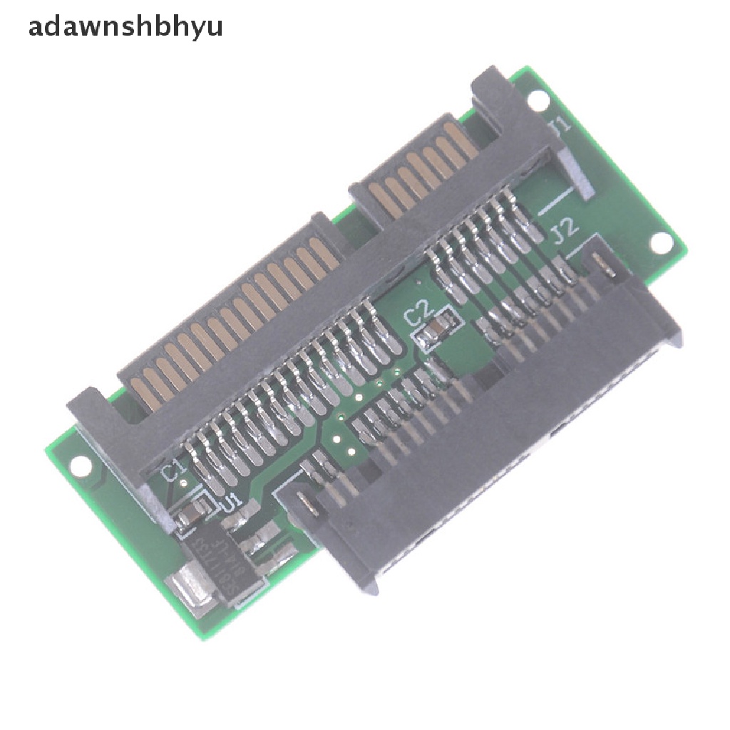 Adawnshbhyu Adaptor 1.8 Inch Micro SATA HDD SSD 3.3V Ke 2.5 Inch 22PIN SATA 5V Baru