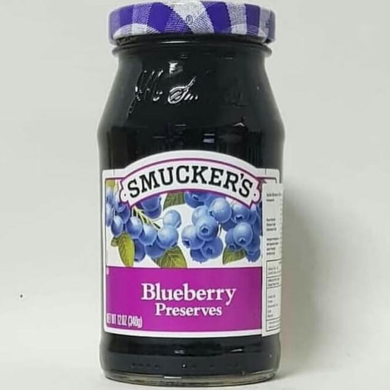 

Selai Smuckers Blueberry Preserves 340 Gram Smucker's Selai Bluberi Jam 340Gr