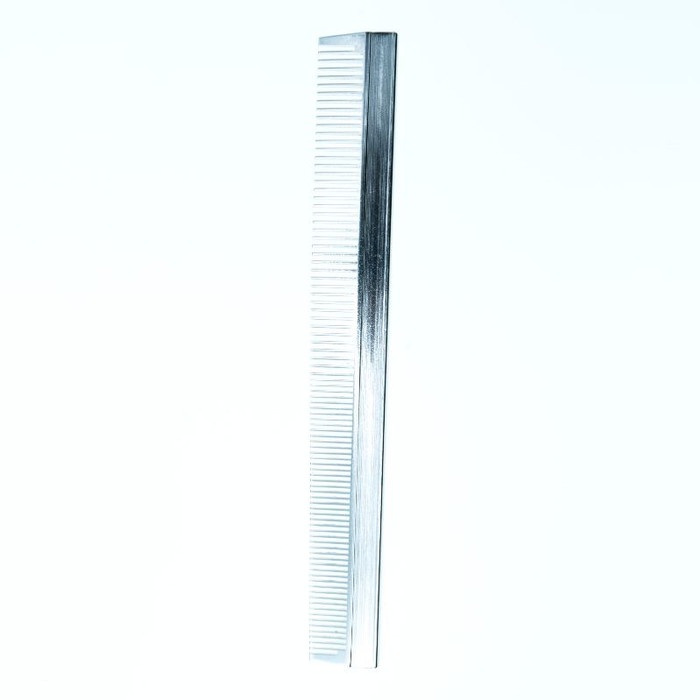 Tammia Aluminium long comb SL-40 silver JAPAN ANANDA_KOSMETIK