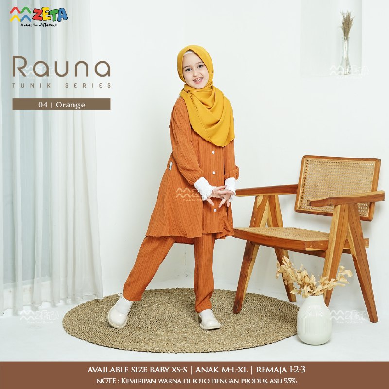 TUNIK SET CELANA ANAK LADYCRUSH RAUNA SERIES BY ZETA OUTFIT