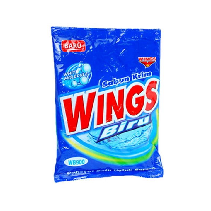 Wings Biru Cream Detergent Sachet 512gr