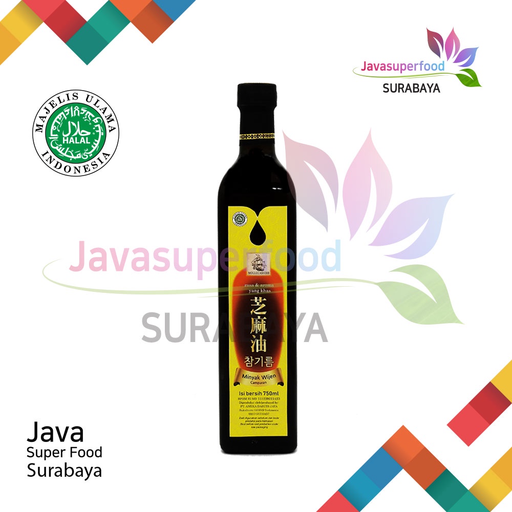 

MINYAK WIJEN MOLUCCAS / SESAME OIL KOREA 750 ML