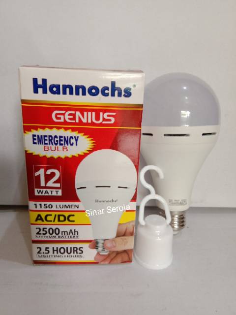 Lampu Emergency Led Hannochs Genius 6w/8w/10w/12w/15w