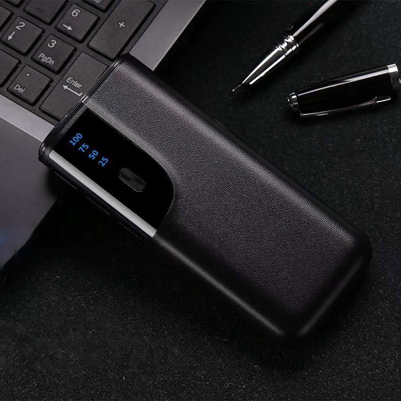 Smart Power Bank LCD Display 3 USB Port 20000mAh - PH50 - Black