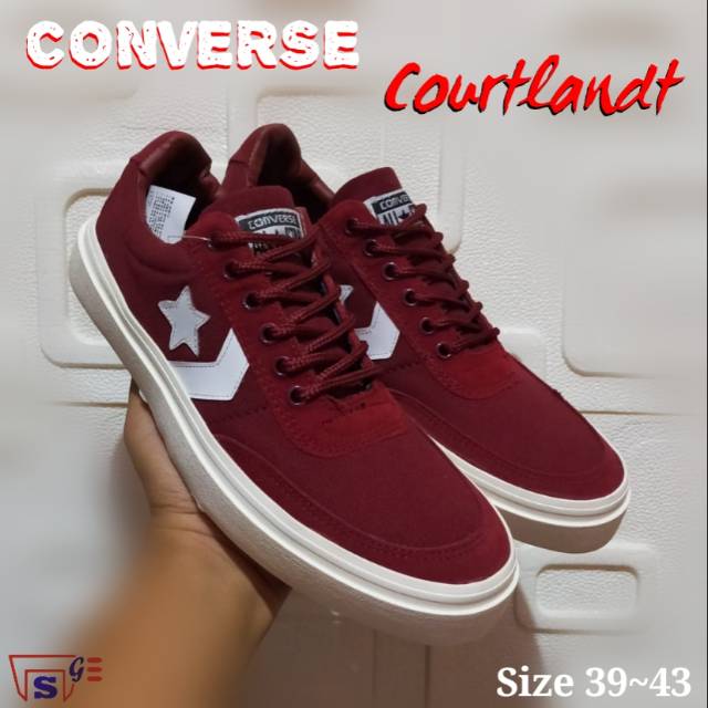converse courtlandt maroon