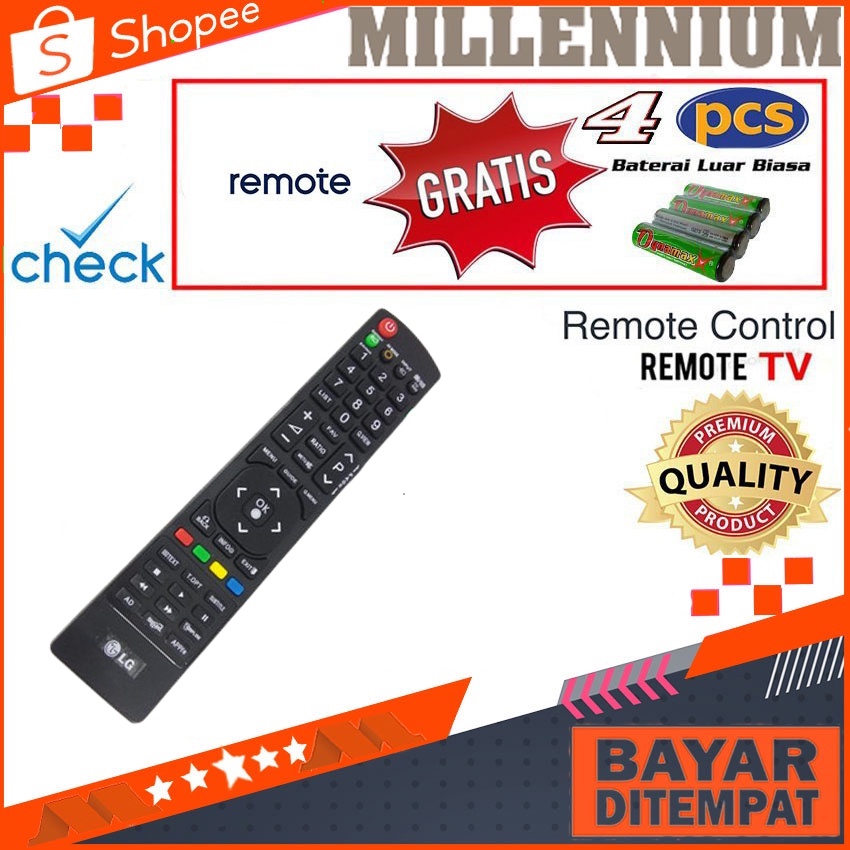 Remot Remote TV LG LCD LED AKB72915251 / AKB72915244 / AKB72915246