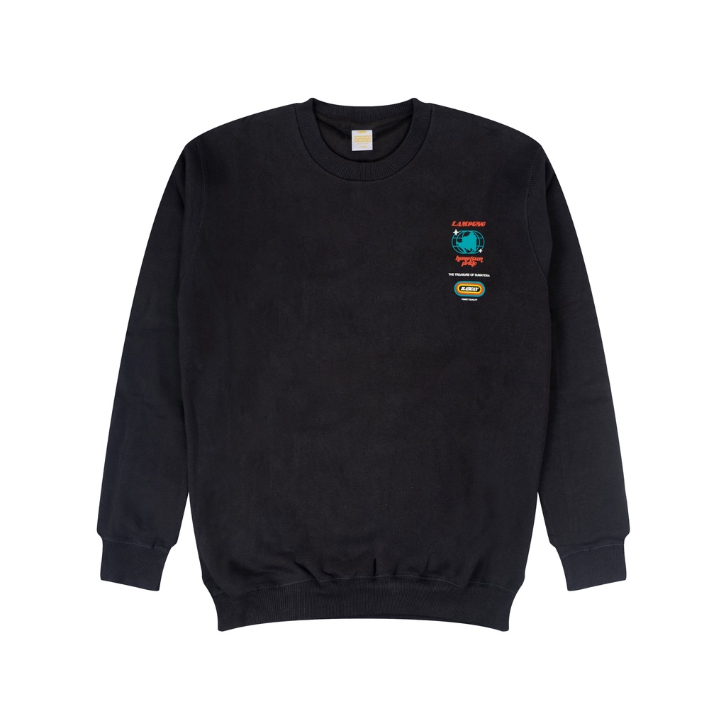 Kaway Sweater Pullover Hoodie EST CREW BLACK