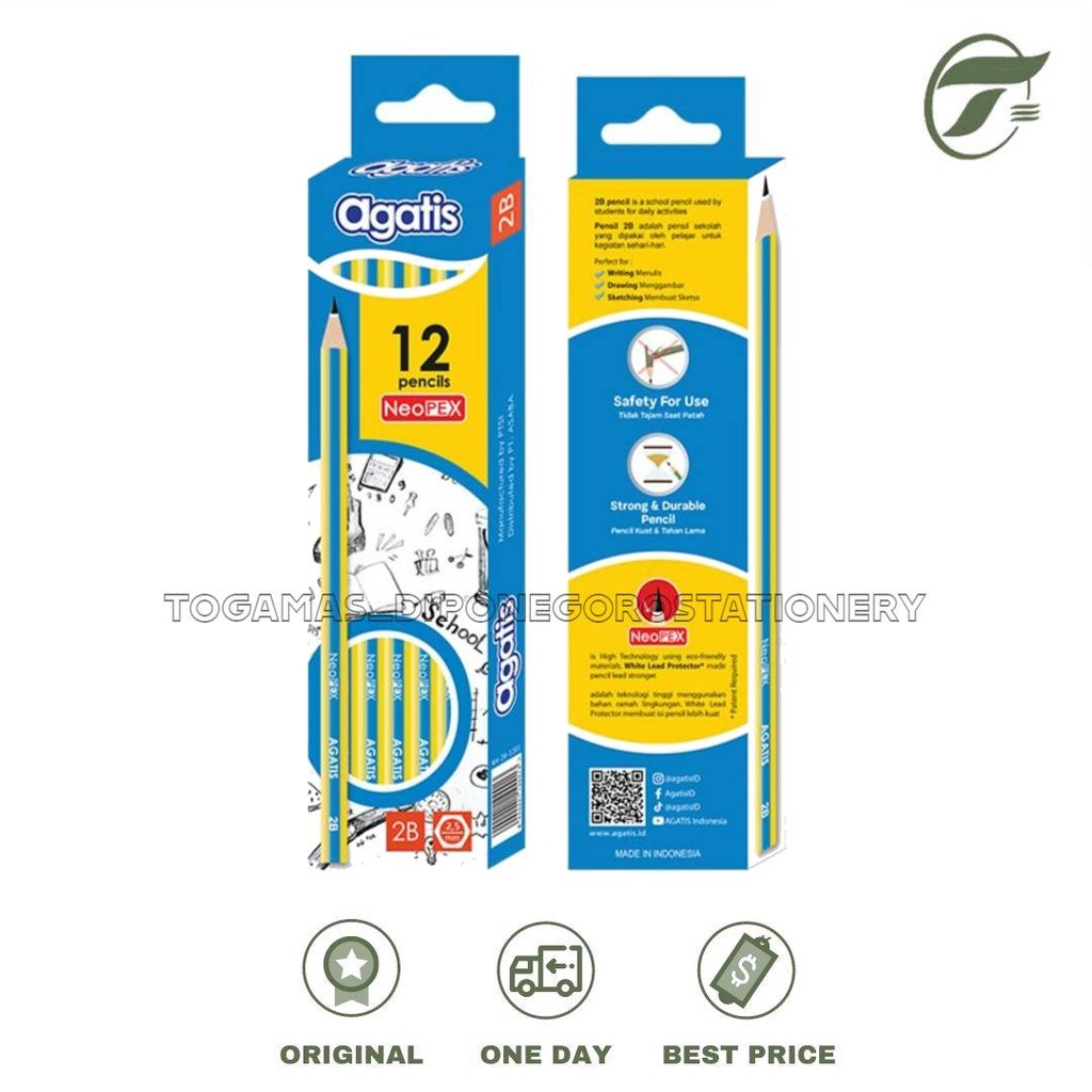 

PENSIL 2B HEXAGONAL NH-2B-1201 12PCS/PACK NEOPEX AGATIS