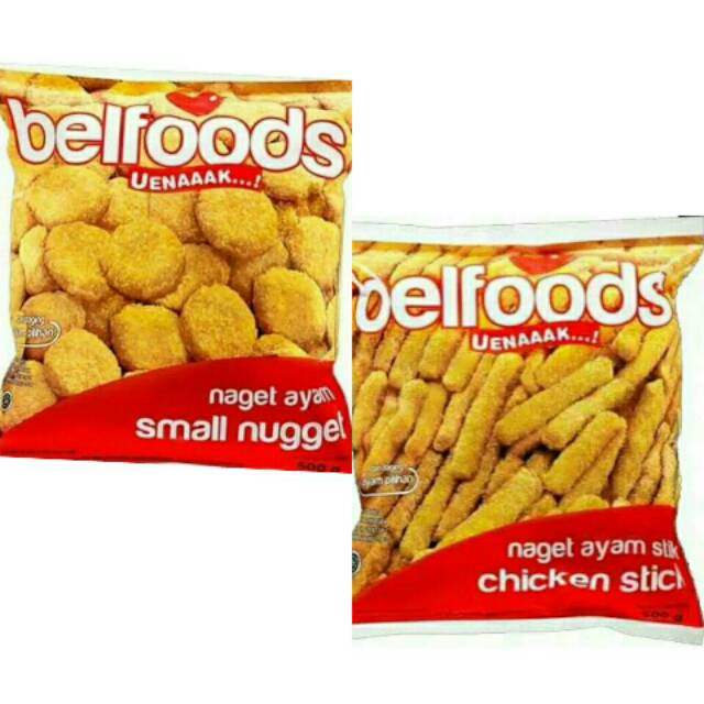 

Belfoods Uenaaak Naget Ayam 500gr - Small / Stick