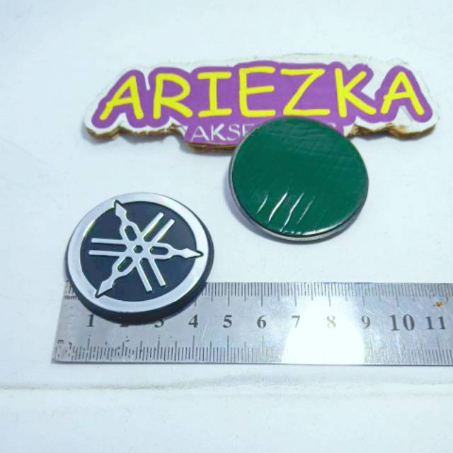 [4.5cm] EMBLEM TIMBUL LOGO YAMAHA BAHAN ABS BERKUALITAS BAGUS | emblem garputala yamaha rx king-1