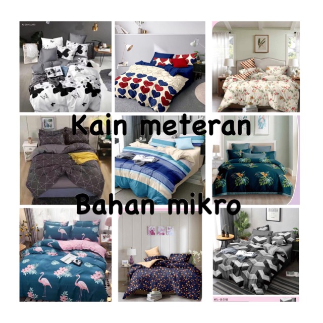 Kain meteran Bahan Sprei Mikrotex lebar 240