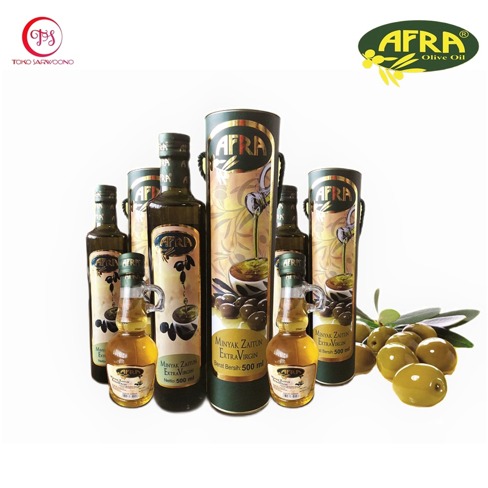 Minyak Zaitun Afra 500 ml - Extra Virgin Olive Oil EVOO