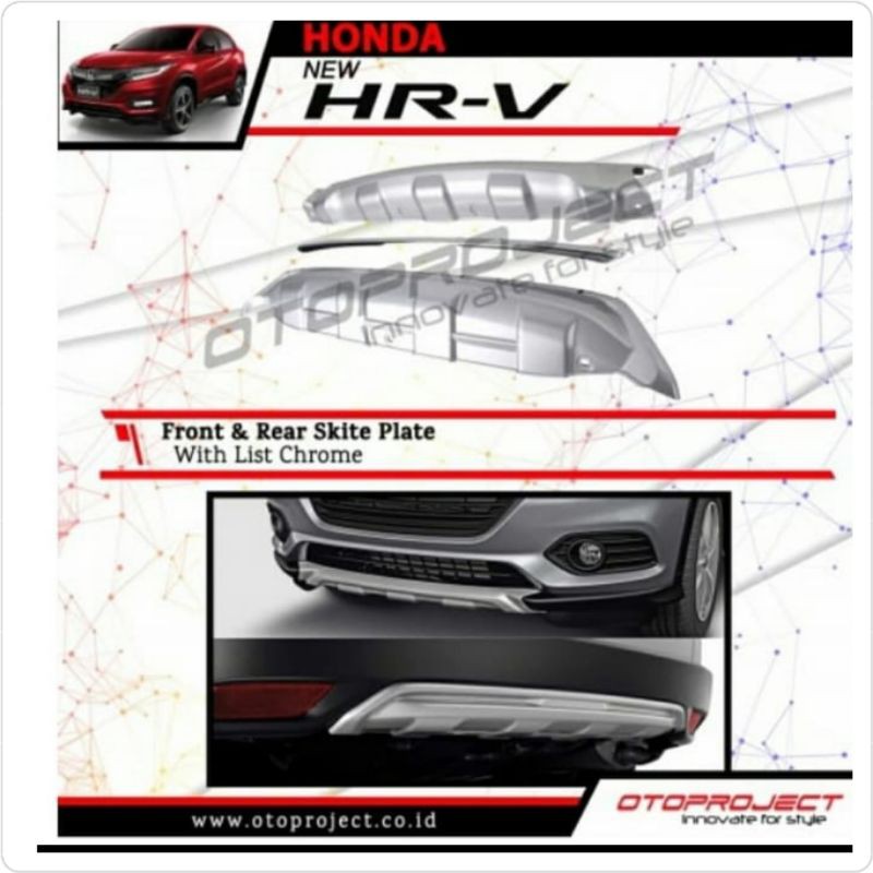 Skirt Plate HRV New 2018-ON Depan &amp; Belakang Merk Otoproject