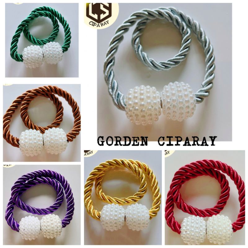 Tasel Tali Ikat Magnet Mewah Tali Berupa Tambang Aksesories Gorden