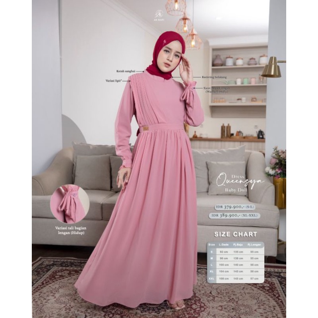 DRESS QUEENSYA//QUEENSYA DRESS//DRESS TERBARU ARRAFI//DRESS KONDANGAN//DRESS PESTA//DRESS LEBARAN 20