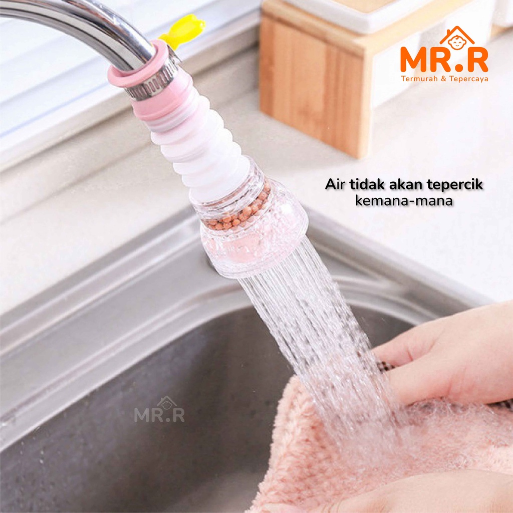 Sambungan Kran Air Fleksibel Filter Air Keran Saringan Kran Wastafel Kamar Mandi Kran Cuci Piring