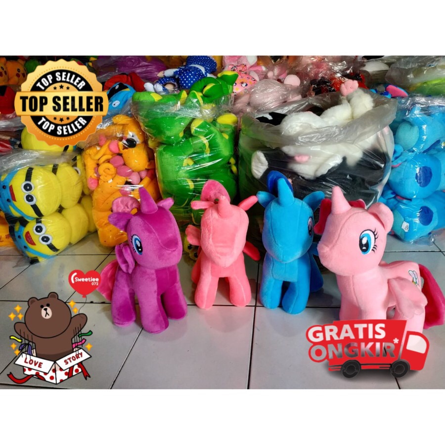 boneka unicorn/ kuda poni/ boneka unicorn jumbo/boneka kuda poni XL