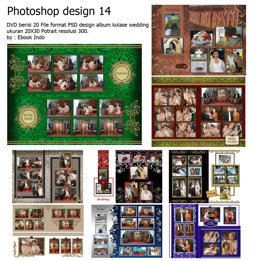 Photoshop Design 14 PSD 14 Tradisional Wedding