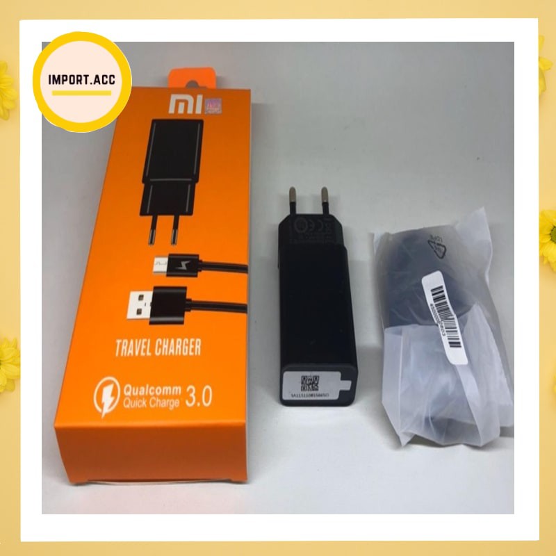 CHARGER XIAOMI ORIGINAL FAST CHARGING Qualcom 2A MICRO USB , TYPE C