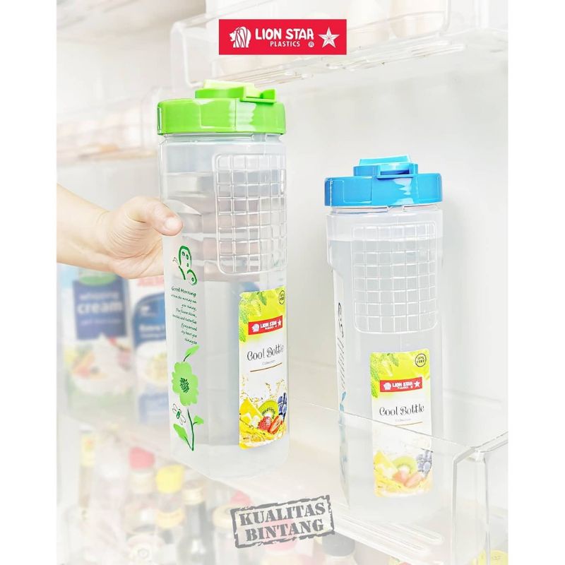 Botol Minum Kulkas Tempat Air Minum Kulkas Jumbo Lion Star Jumbo Cooler 1.7 Liter 2 Liter