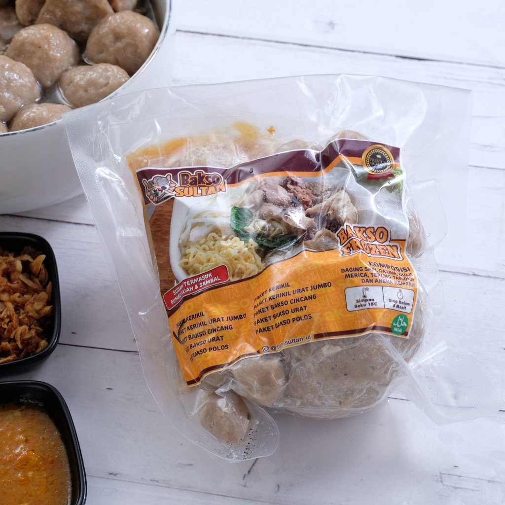 

Paket Bakso Kerikil Urat Jumbo | PREMIUM Quality | Halal | Bakso Sultan
