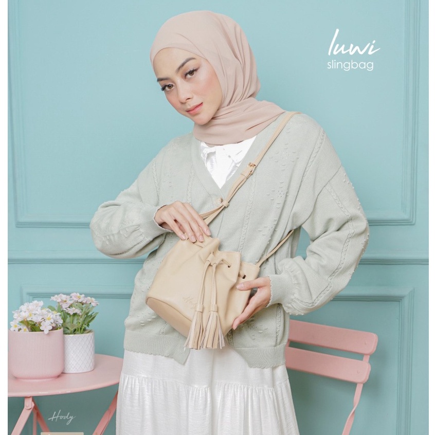 Hody Luwi Sling Bag Quality Premium - Tas Serut Selempang