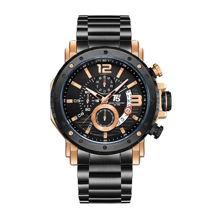 JAM TANGAN PRIA T5 H 3746 G Original