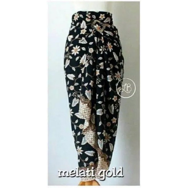 ROK LILIT BATIK / ROK LILIT / BAWAHAN KEBAYA / ROK KEBAYA / ROK WISUDA-Melati Gold