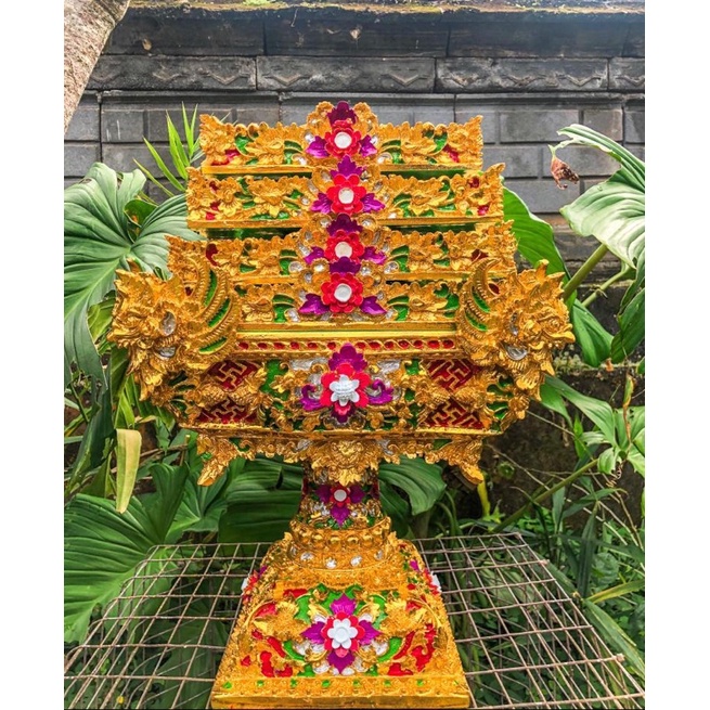 Dulang Kotak Susun 4 Simbar/ Lengkap Dengan Topeng Chili/ Bahan Fibber Prada Elit