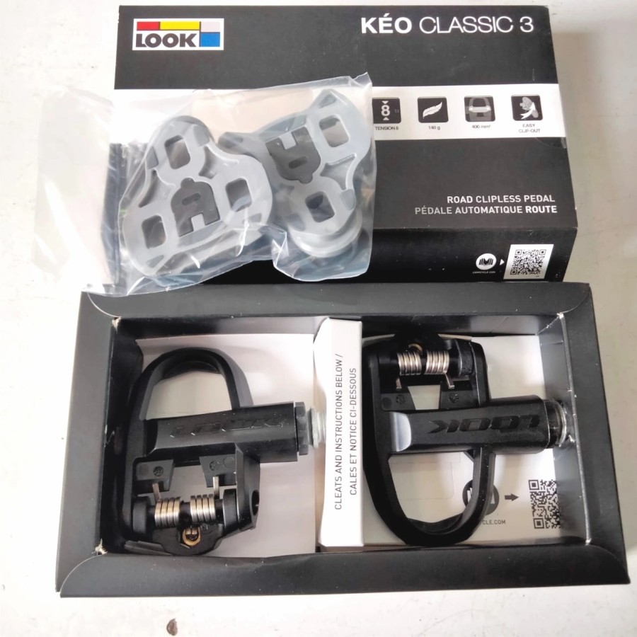 Pedal Cleat Look Keo Classic 3 Black - Pedal Cleat Sepeda Roadbike