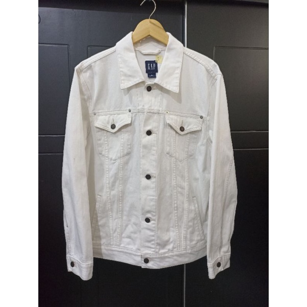 jaket denim trucker gap XL oversize