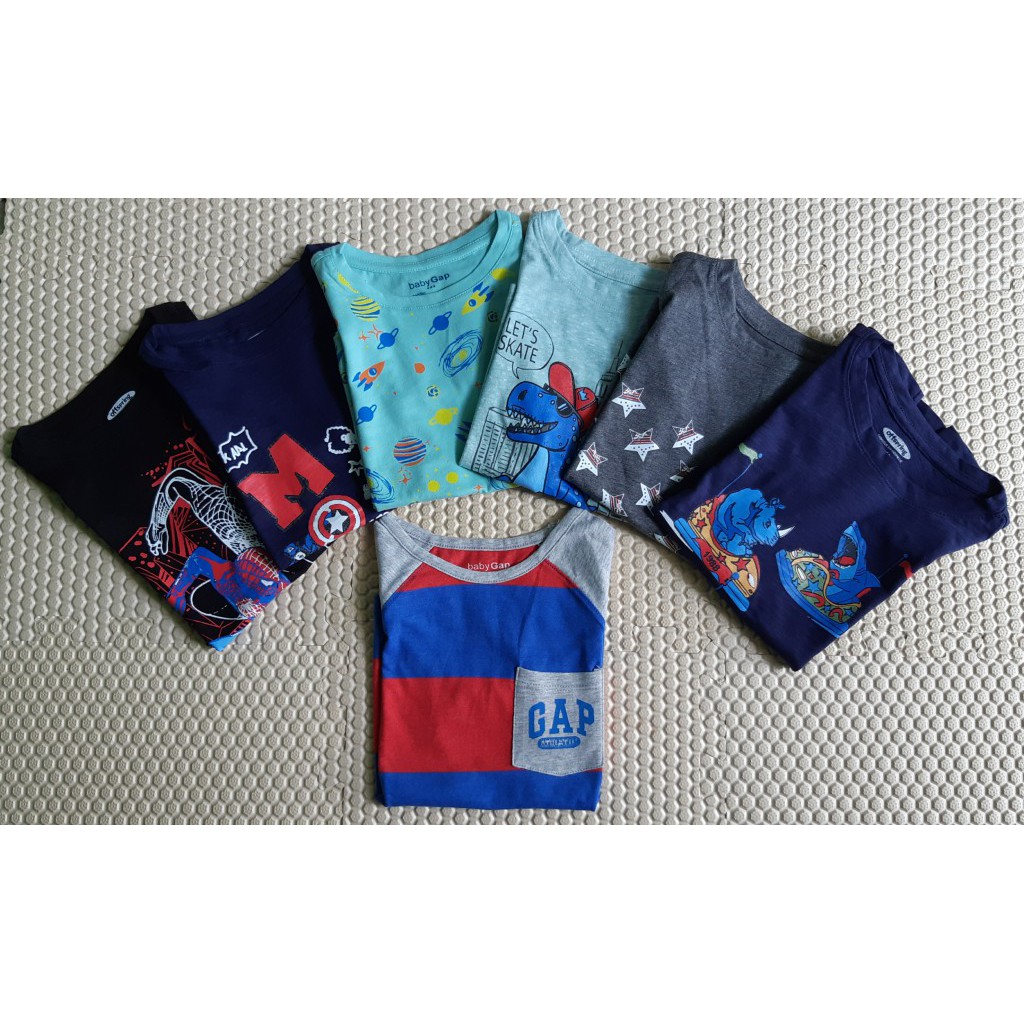 BAJU KAOS ANAK LAKI-LAKI/COWOK BABY GAP/OFFSPRING 1-5 TAHUN