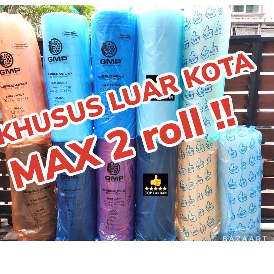 

New - KHUSUS LUAR KOTA BUBBLE WRAP 1,25 meter x 50 meter ~