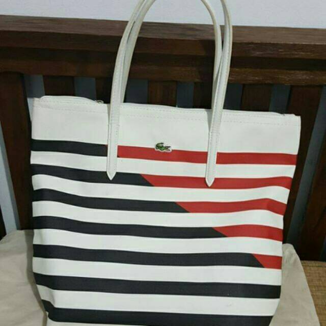 Tas crocodile lacoste preloved