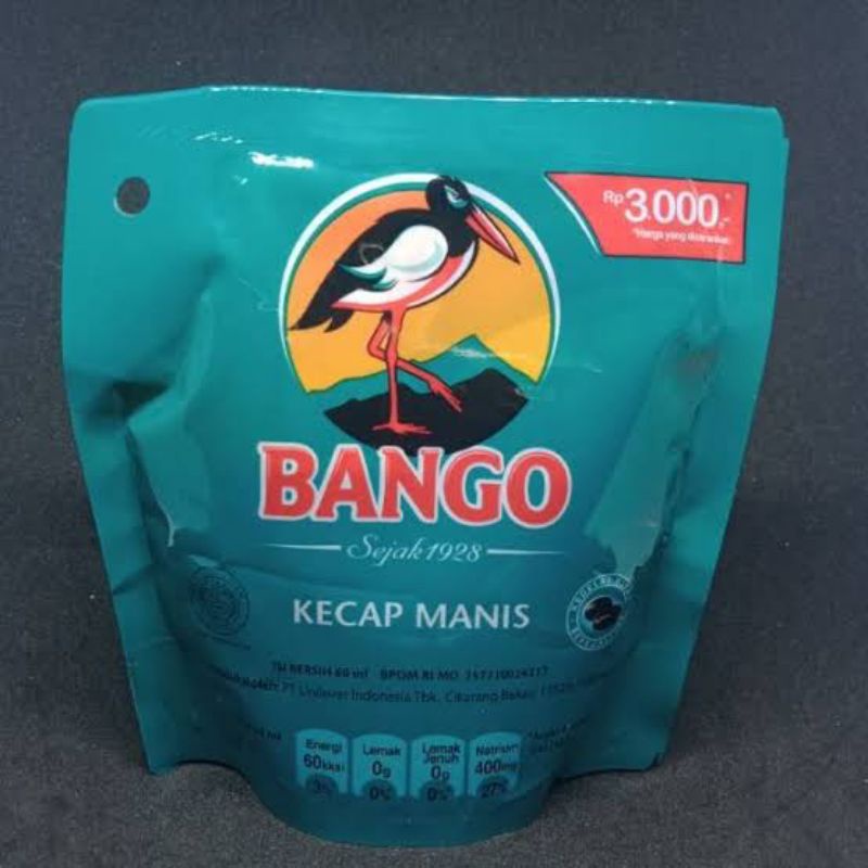 

kecap manis Bango 60ml dapat 4 pcs