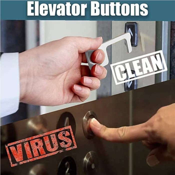 No Touch Hand Tool | Persiapan New Normal Pengganti Jari Tangan Atm Pintu lift door handle