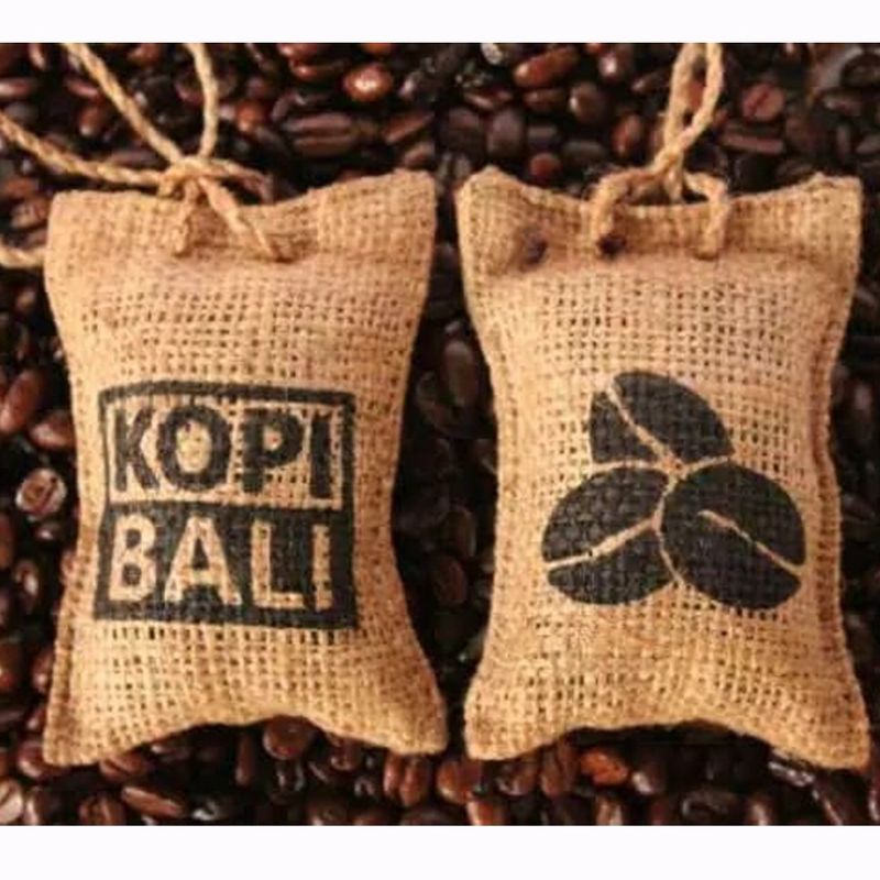 Pengharum Pewangi Gantungan Mobil KOPI BALI Parfum Ruangan Aroma Coffee (SACHET mini pack)