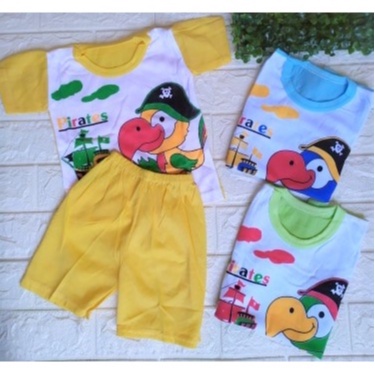 Setelan Baby PDK /0-12Bulan /Murah Berkualitas /Real Picture / pirates