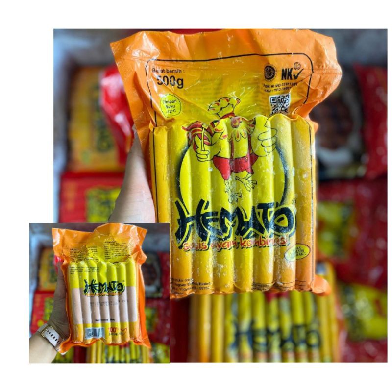 

HEMATO SOSIS AYAM kombinasi 500gr isi 15 Jateng only