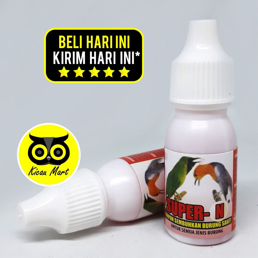 Obat Burung Super N Super N Super Kicau Atasi Infeksi Nafas
