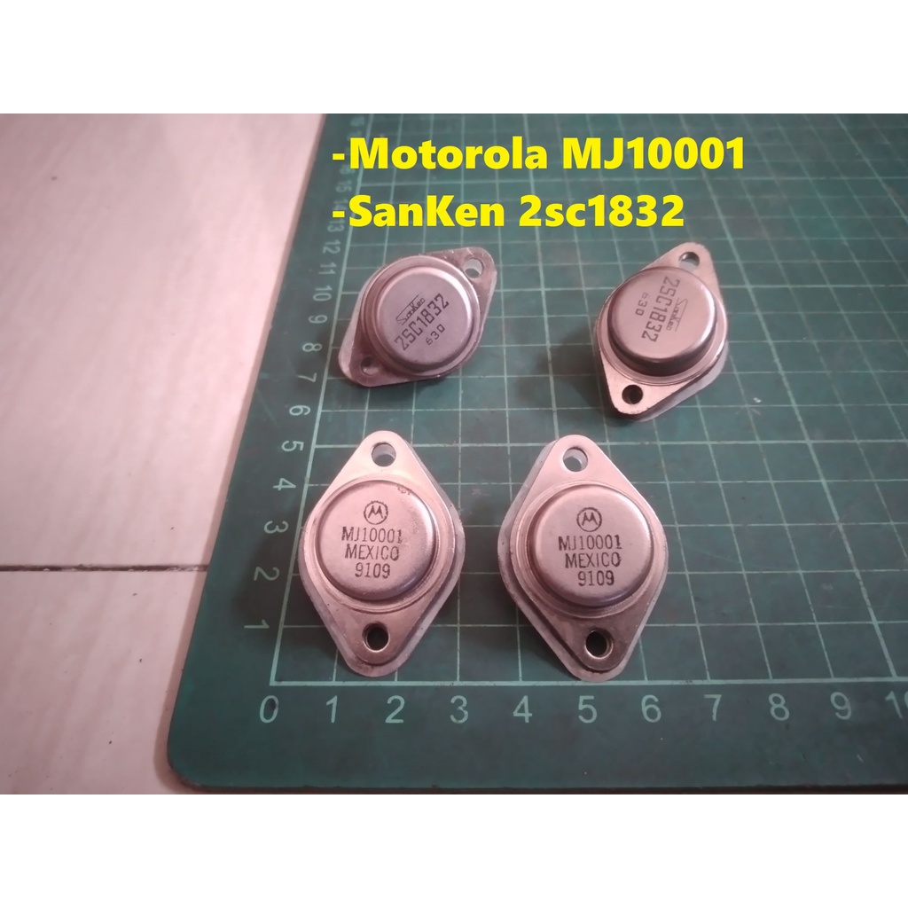 Transistor Jengkol Motorola MJ10001 SanKen 2sc1832