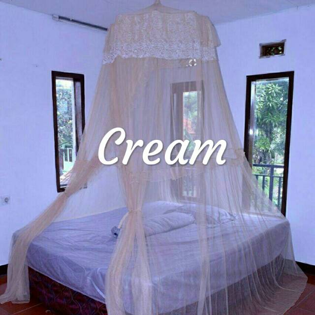 Kelambu Gantung JODHA cream