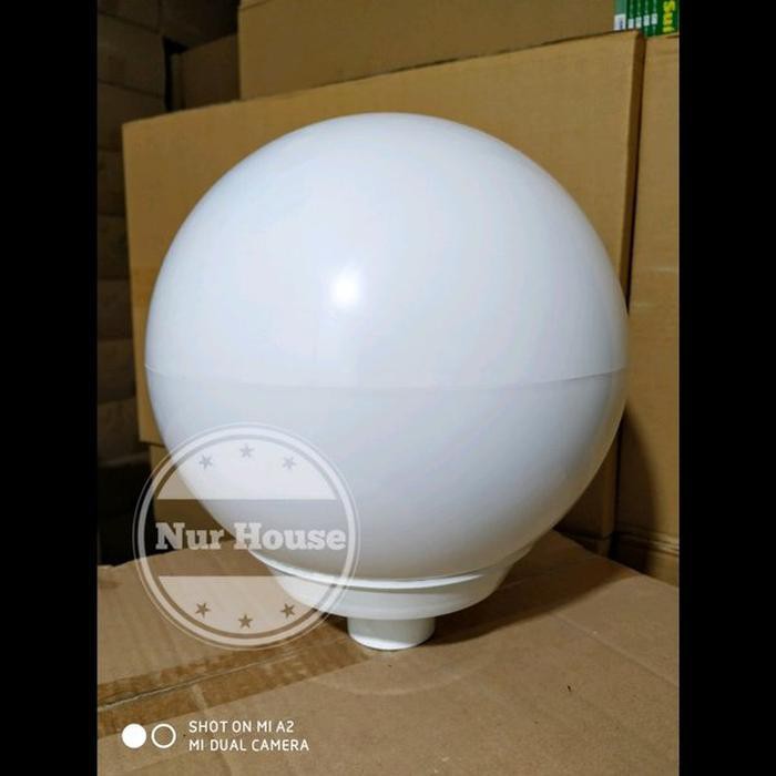 Unik lampu taman bulat tiang magma lampu taman plastik diameter 25 cm  la Berkualitas