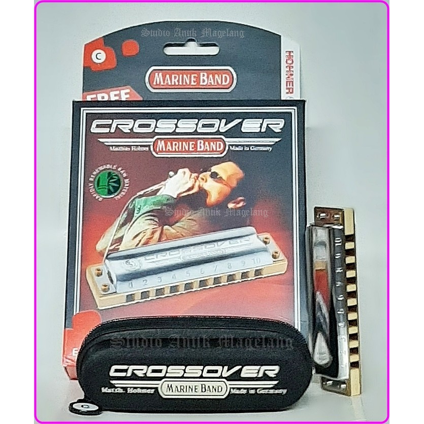 HARMONIKA HOHNER MARINE BAND kunci C 22600 - HARMONIKA DIATONIK - MARINE BAND CROSSOVER - HOHNER CRO