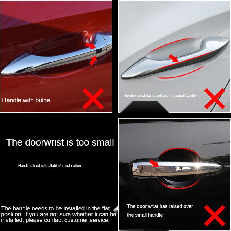 Car Door Handle Protector Universal Invisible Auto Door Bowl Protector For Mazda CX5 Mazda 3 2 6 5 CX3 RX8 BT50 323 CX8 CX30 RX7 626 CX7 NX5 CX9