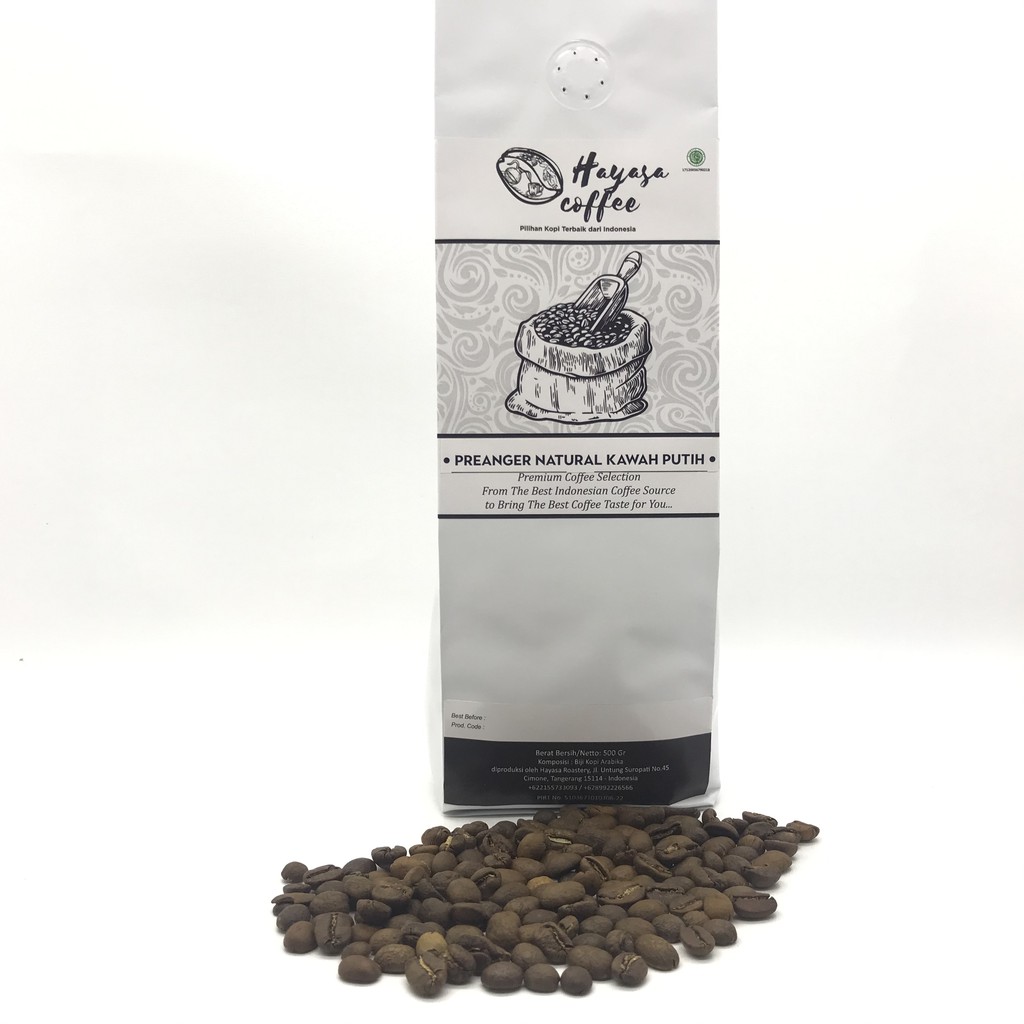 

Kopi Hayasa Preanger Natural Kawah Putih Specialty Arabica - 500 Gr